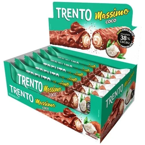 Chocolate Trento Massimo Coco Com 15 Unidades De 25g
