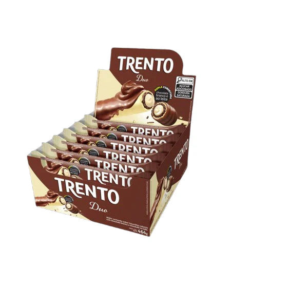 Chocolate Trento Duo Com 16 Unidades De 29g