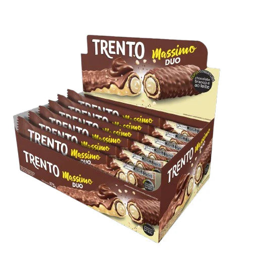 Chocolate Trento Massimo Duo Com 15 Unidades De 25g