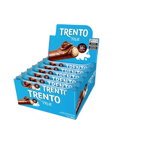 Chocolate Trento Milk Com 16 Unidades De 29g
