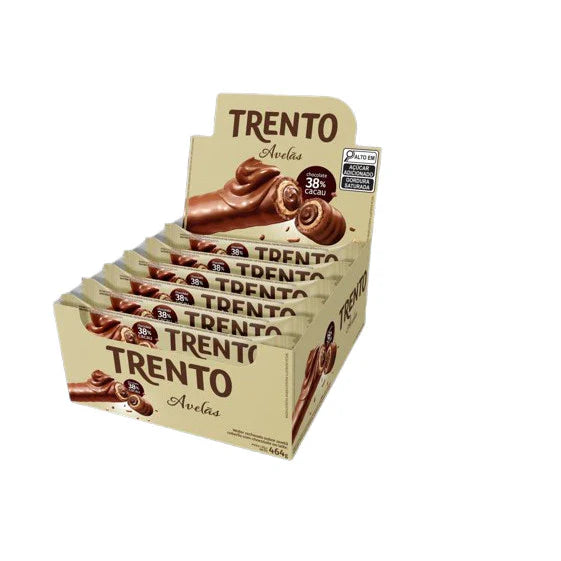 Chocolate Trento Avelã Com 16 Unidades De 29g