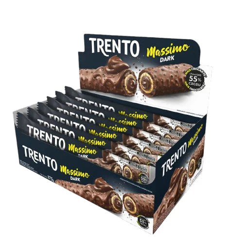 Chocolate Trento Massimo Dark 55% Com 15 Unidades De 25g